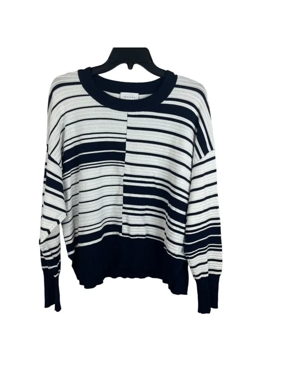 Topshop Women Long Sleeve Crew Neck Knit Sweater Size 10